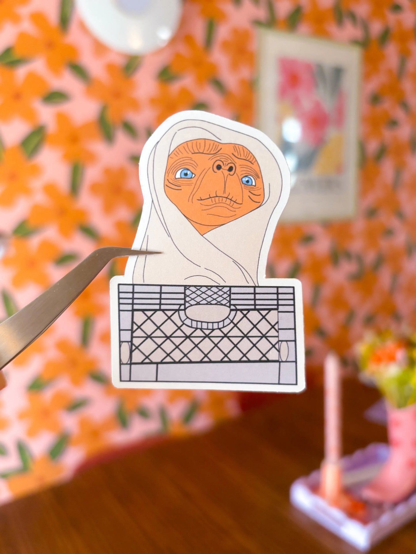Stickers E.T Emily in home
