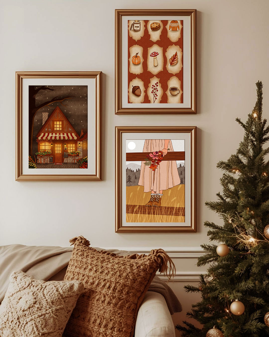 Pack 3 affiches cozy