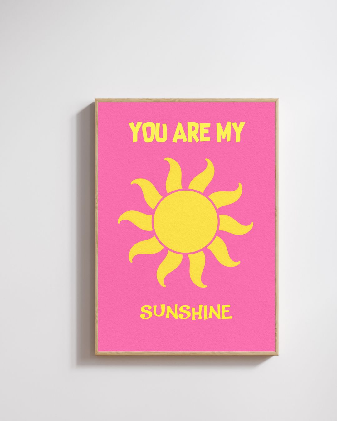 Affiche you are my sunshine - Emily in home