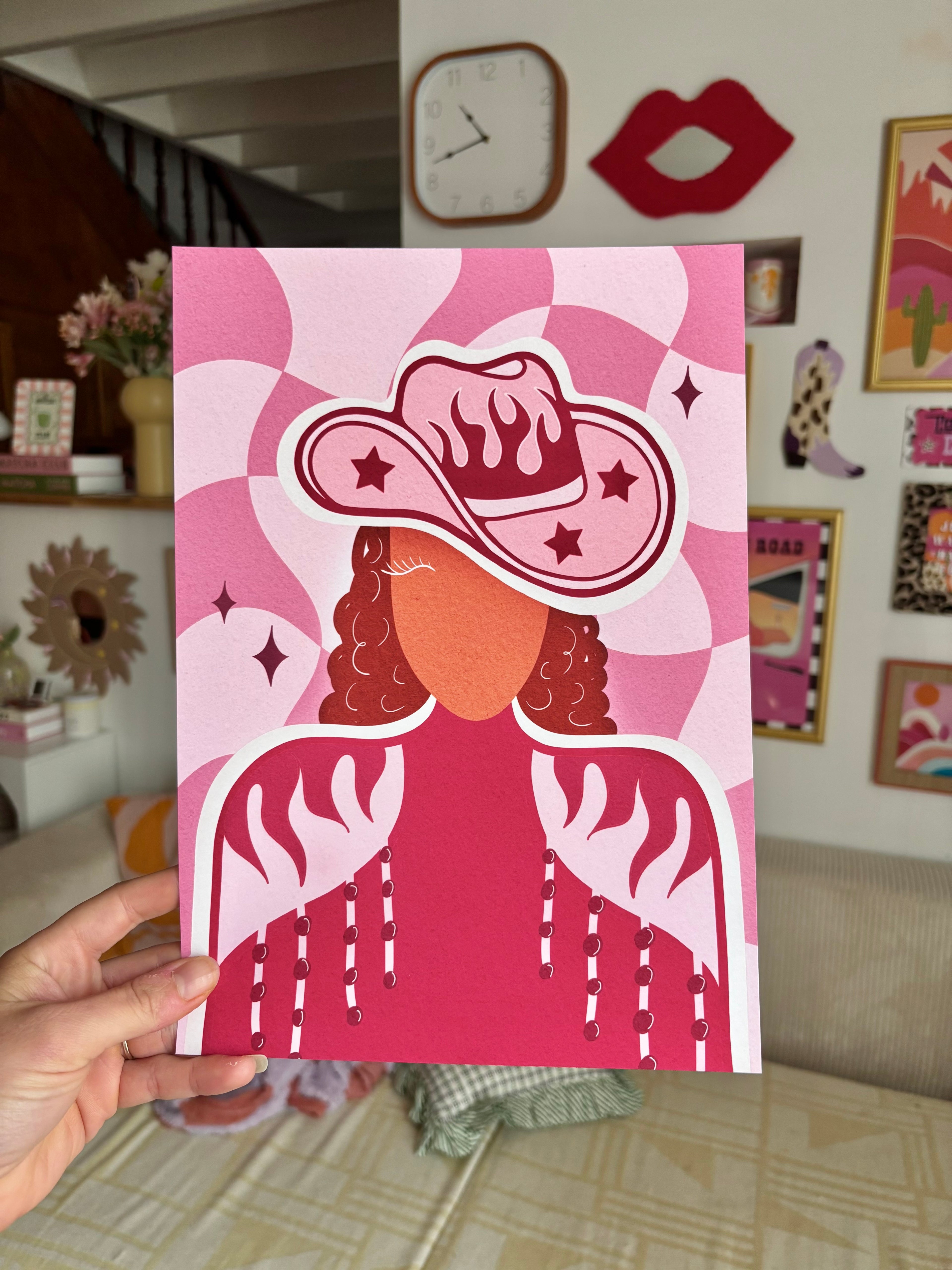 Affiche Murale Cowgirl