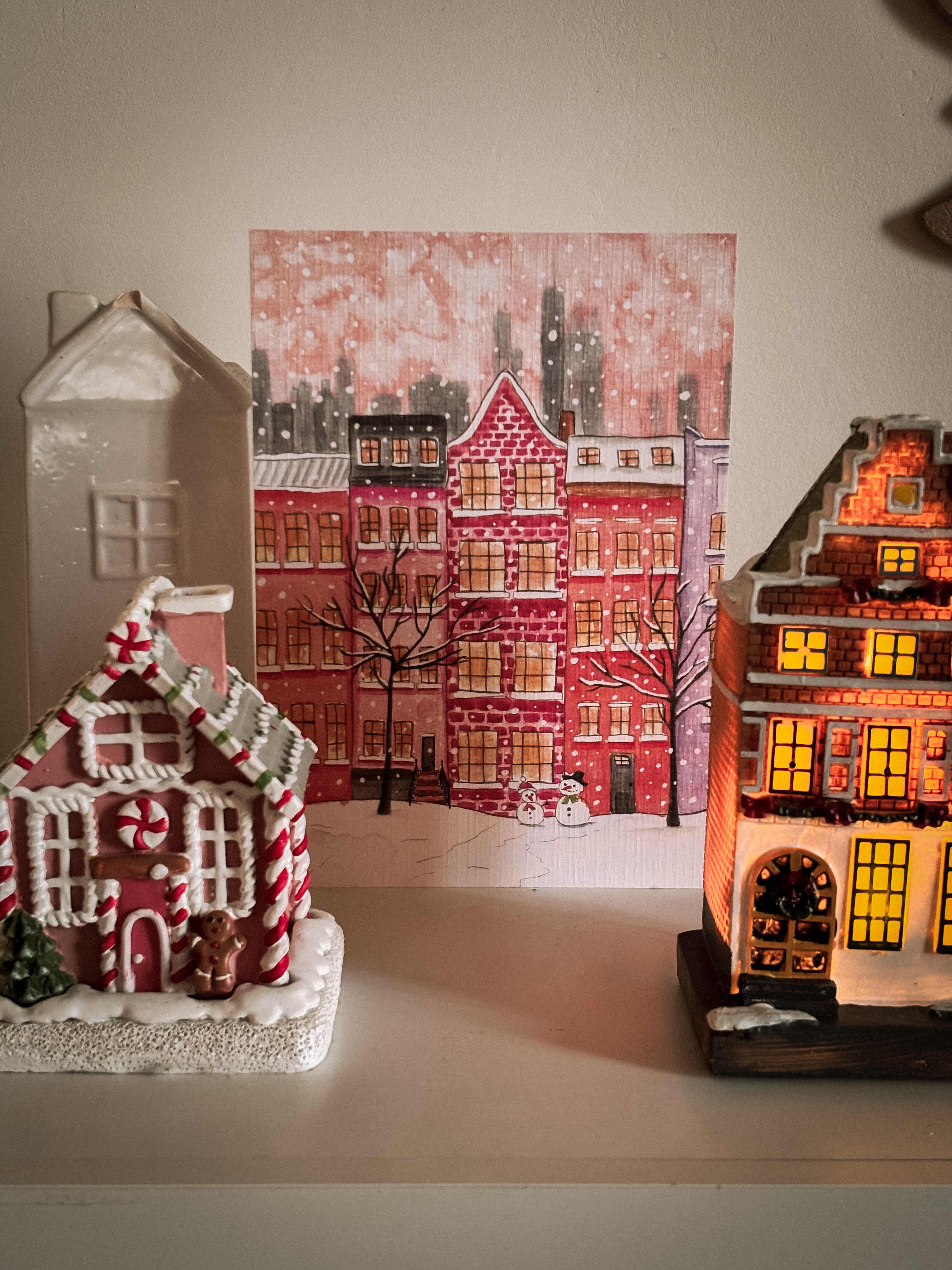 New York sous la neige - Emily in home