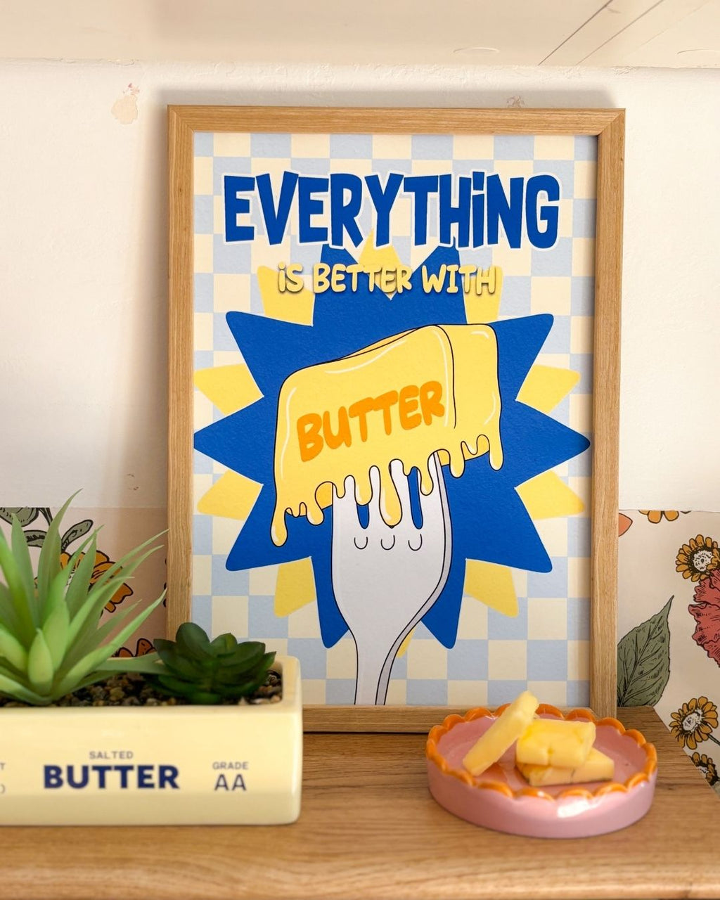 Affiche murale Butter