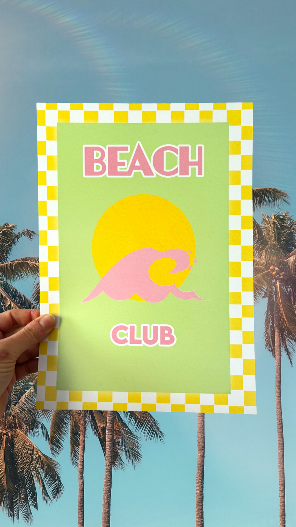 Affiche murale beach