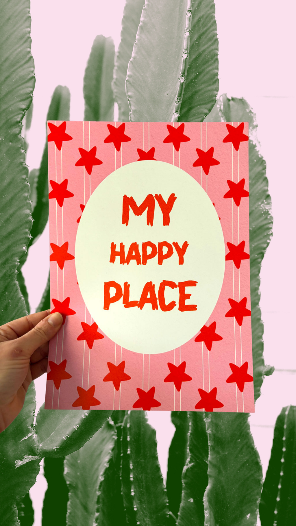Affiche murale happy place