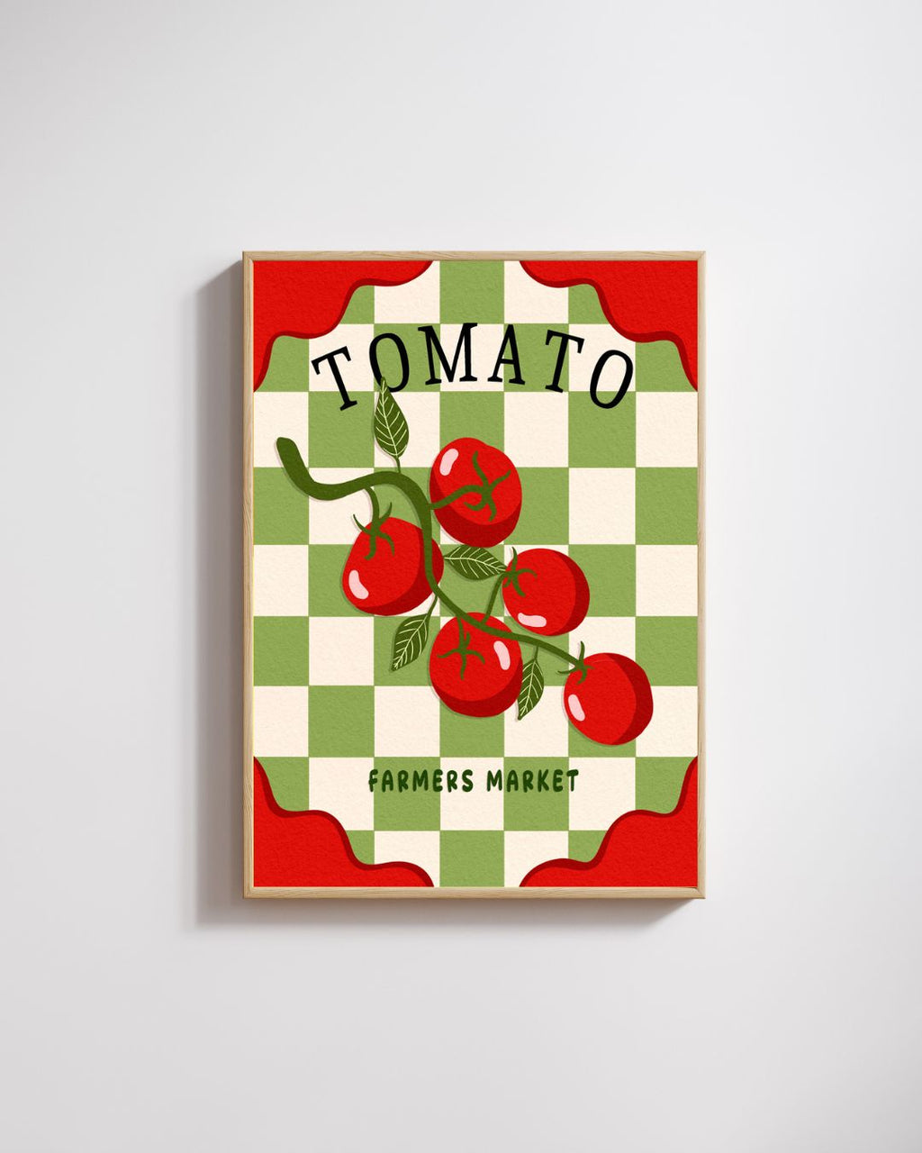 Affiche colorée tomato - Emily in home Découvrez cette affiche colorée pensée pour apporter du style, de la personnalité et une touche de bonne humeur à votre décoration intérieure. 