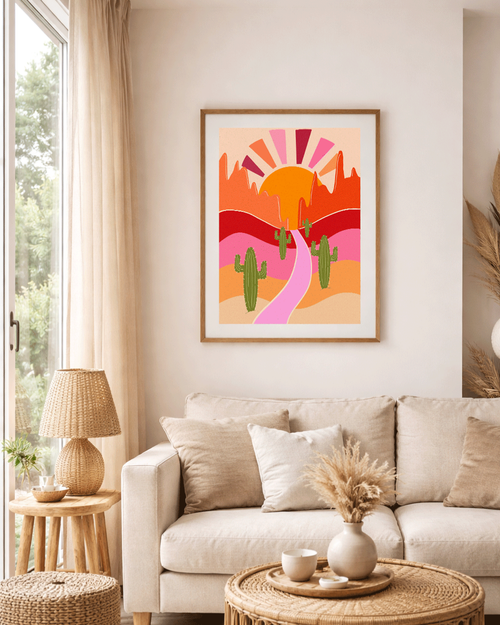 Affiche Colorado coloré