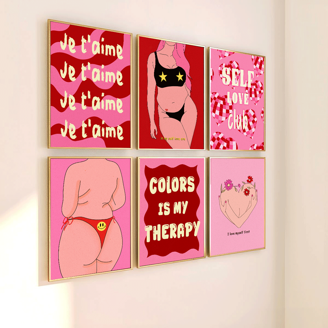 Affiche self love club - Emily in home