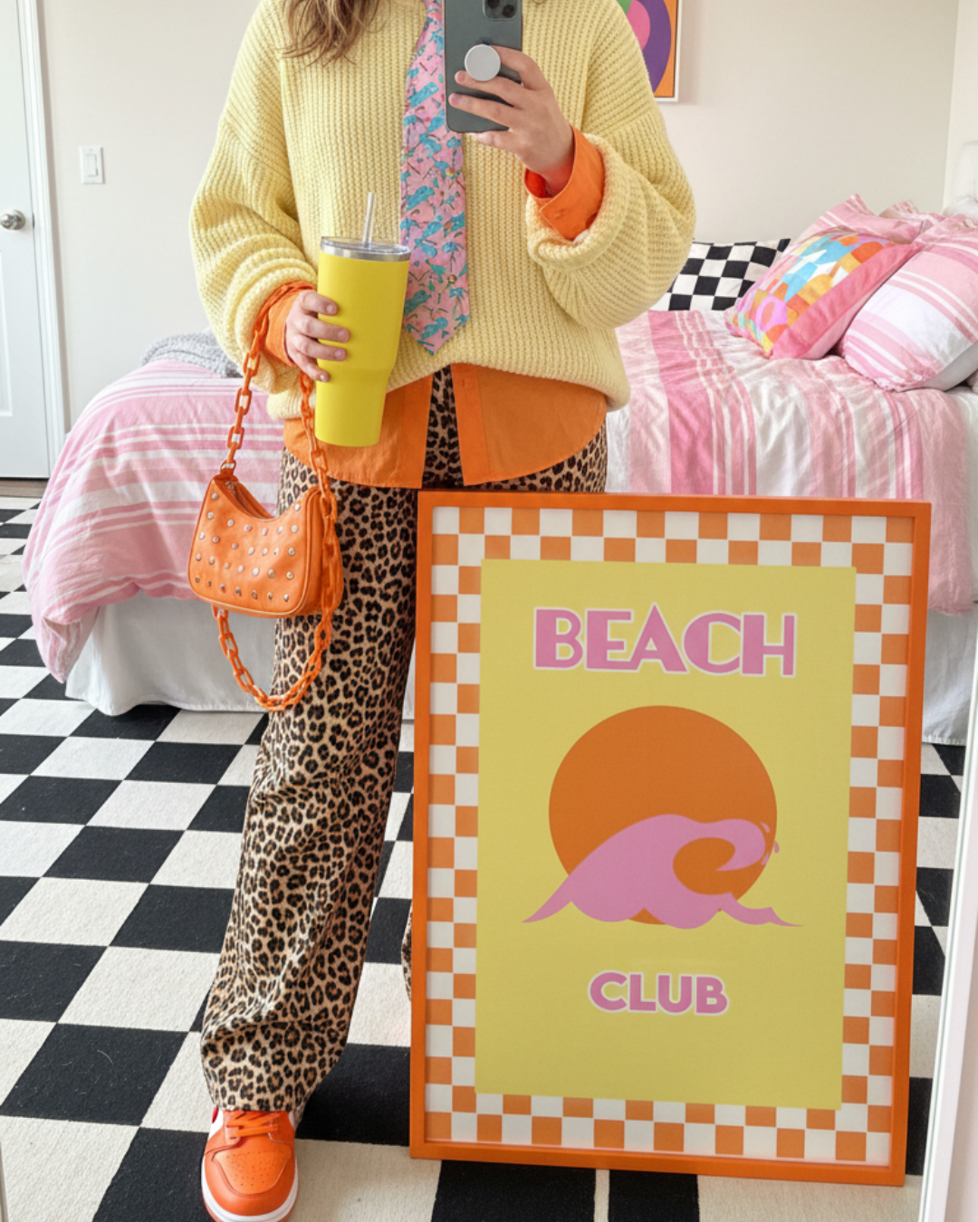 Affiche murale beach club