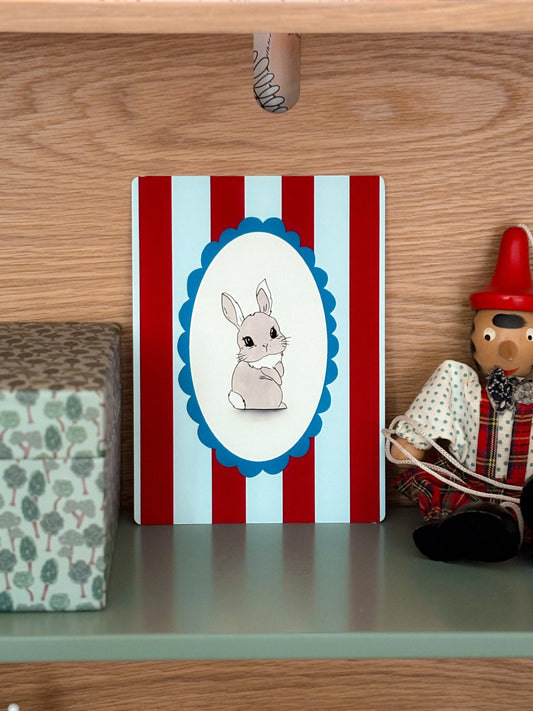 Affiche Lapin Emily in home