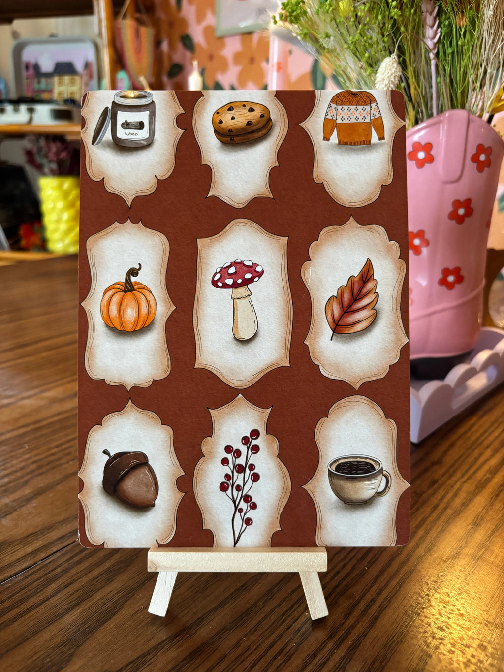 Affiche automne Emily in home