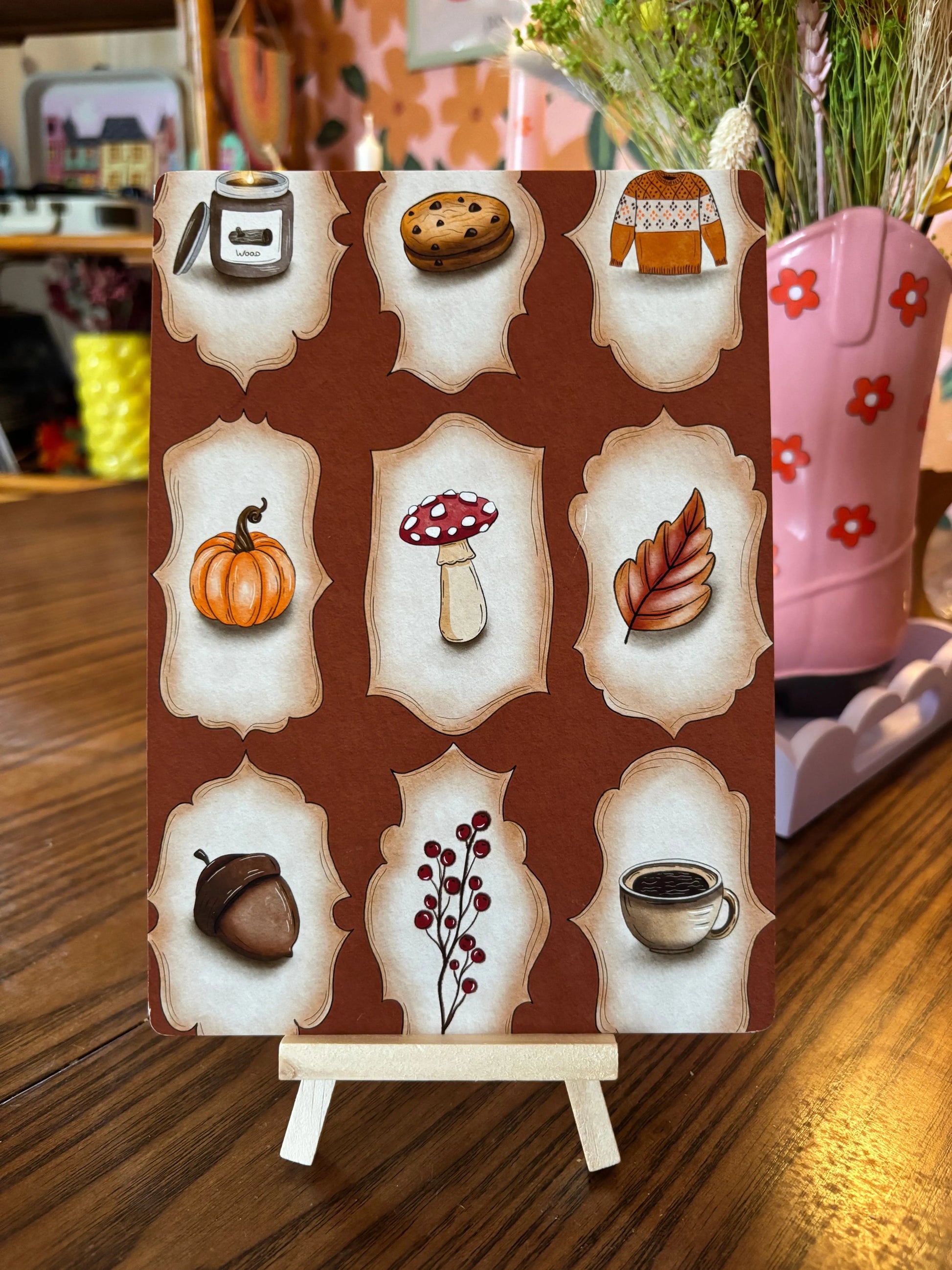 Affiche automne Emily in home