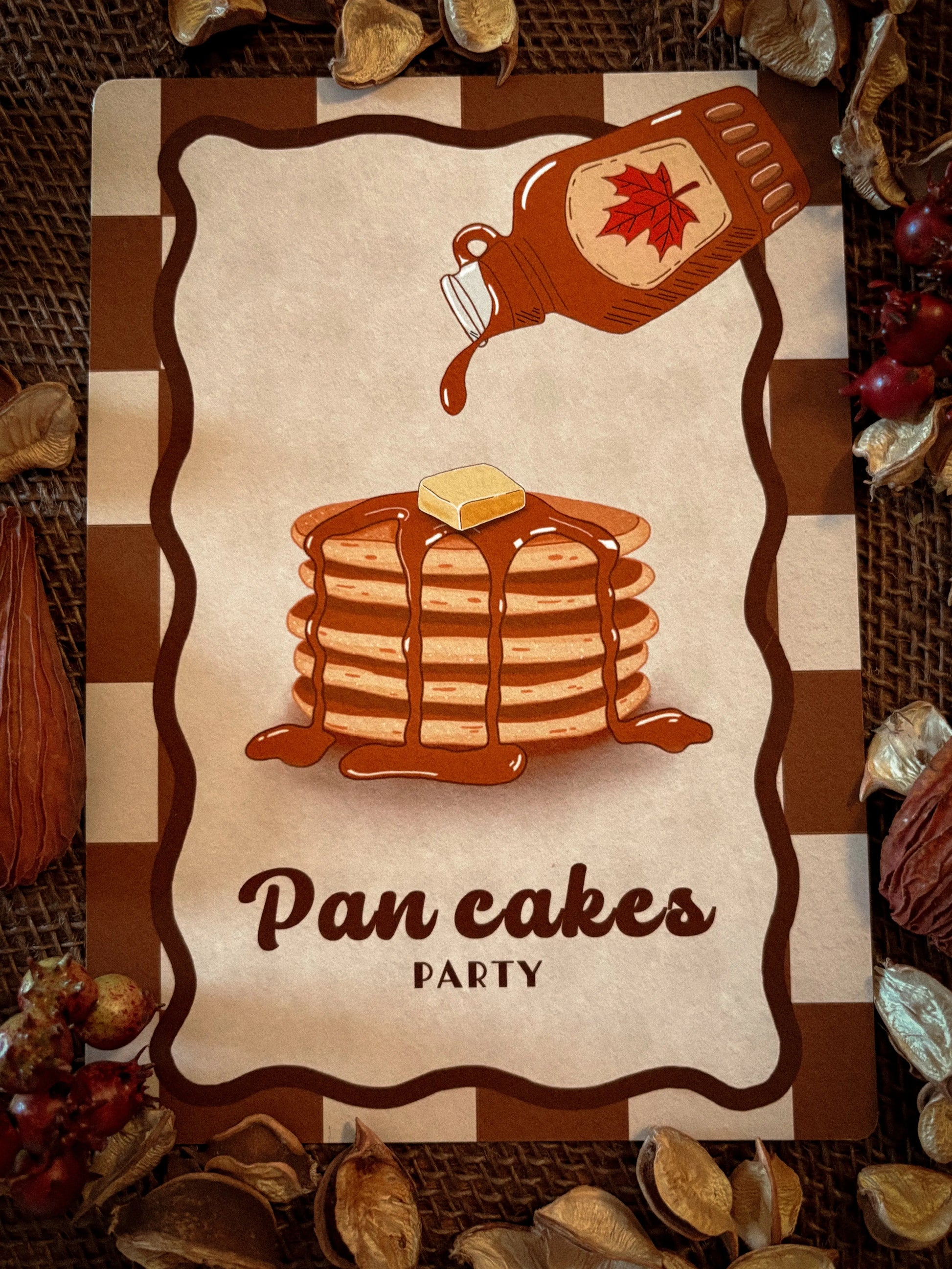 Affiche automne Pan cakes Emily in home