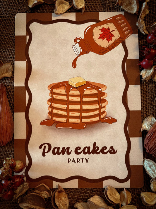 Affiche automne Pan cakes Emily in home