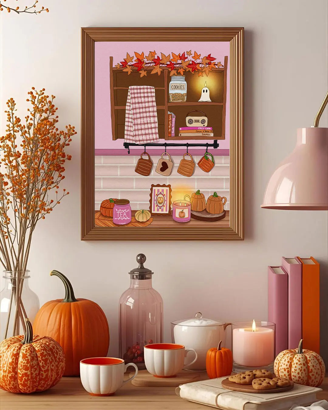 Affiche cuisine cozy Emily in home