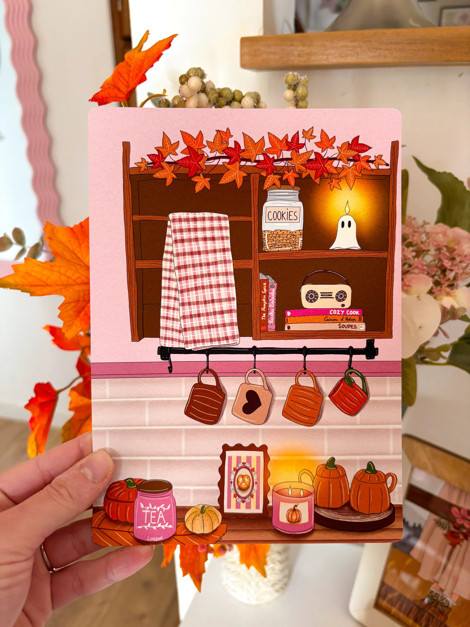 Affiche cuisine cozy Emily in home