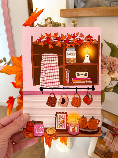 Affiche cuisine cozy Emily in home