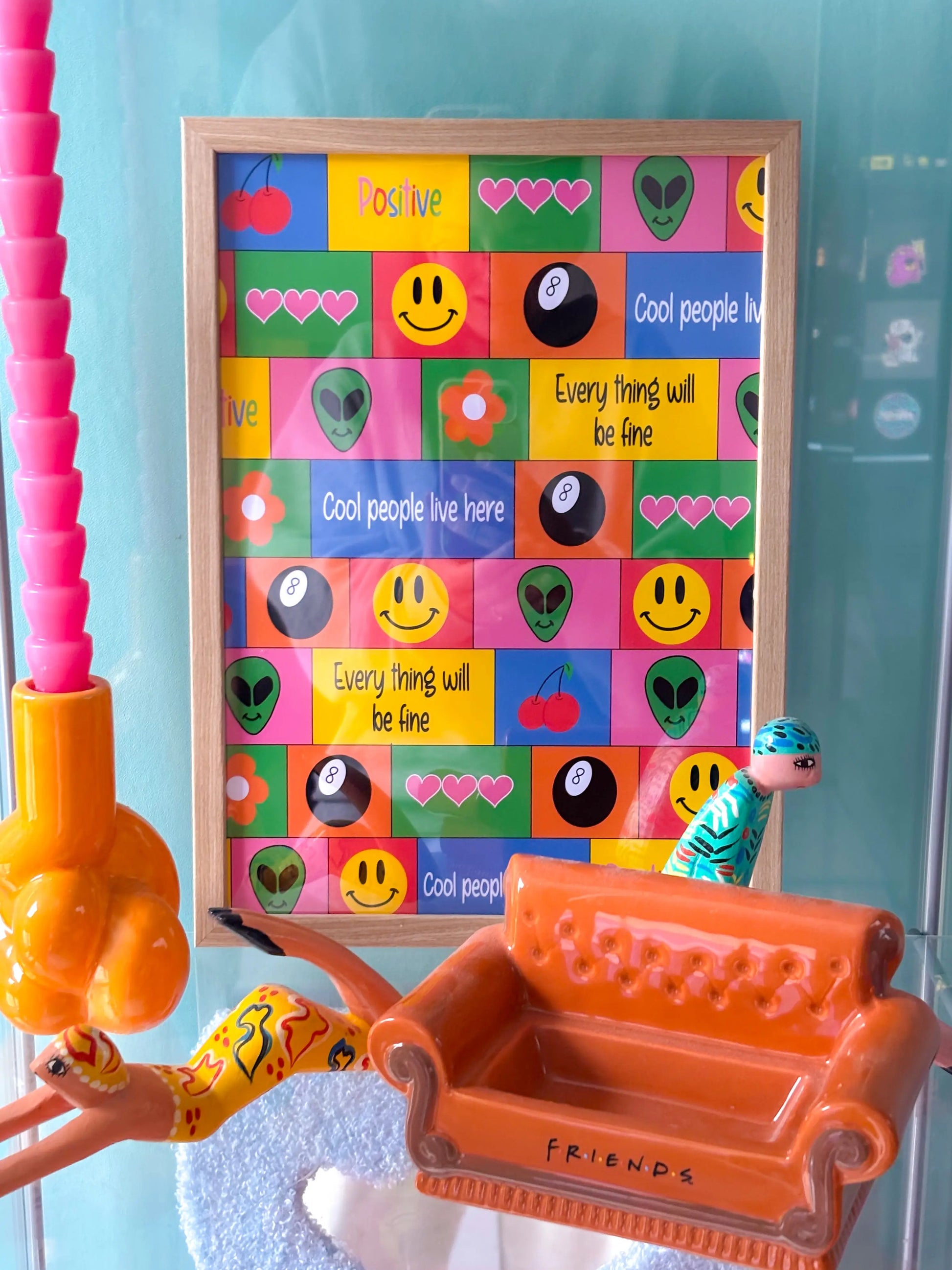 Affiche positive vibe Emily in home