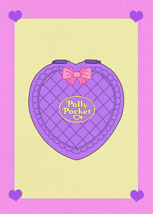 Affiche rétro 2000s Polly Pocket Emily in home