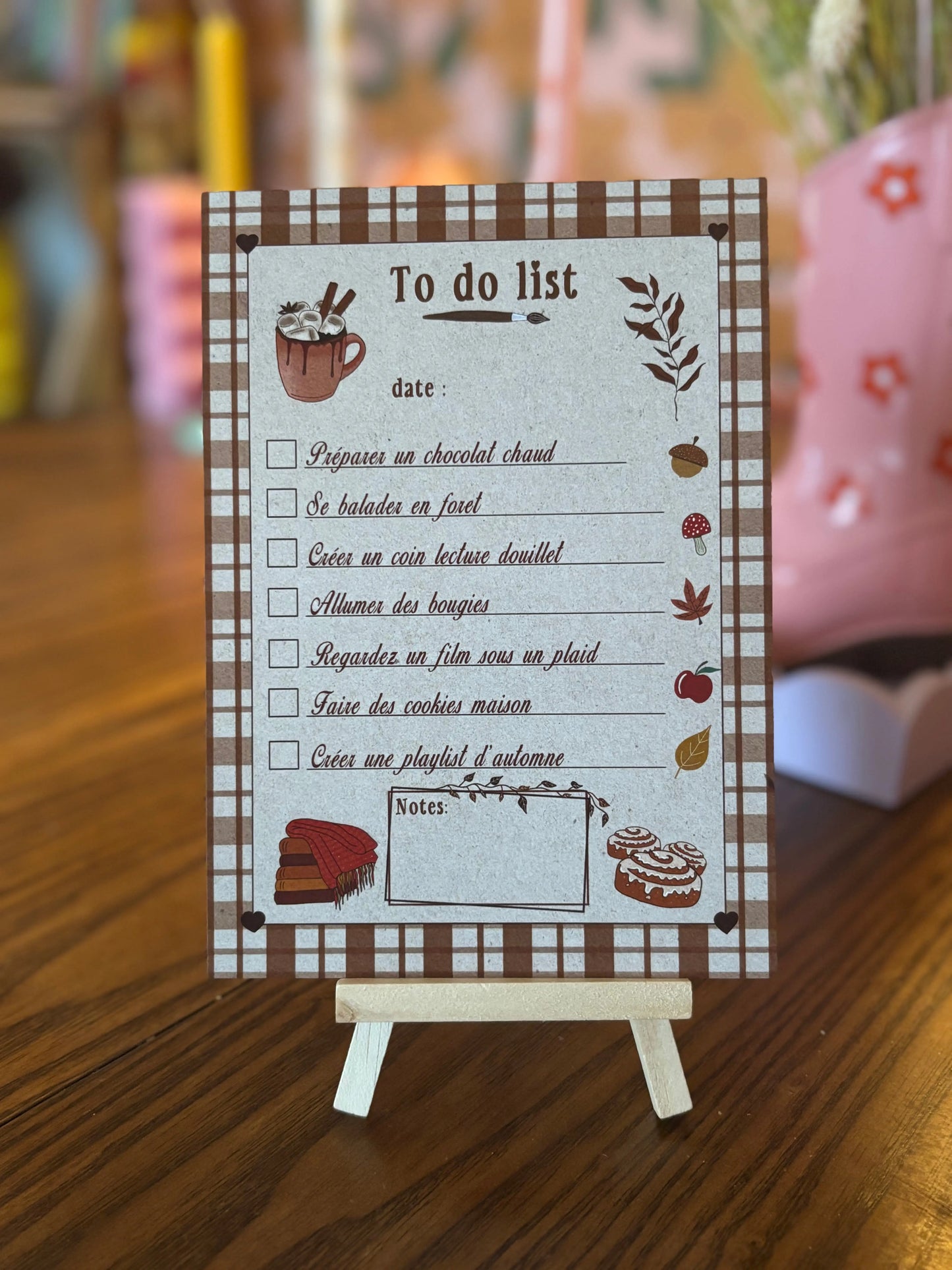 Affiche to do list Emily in home