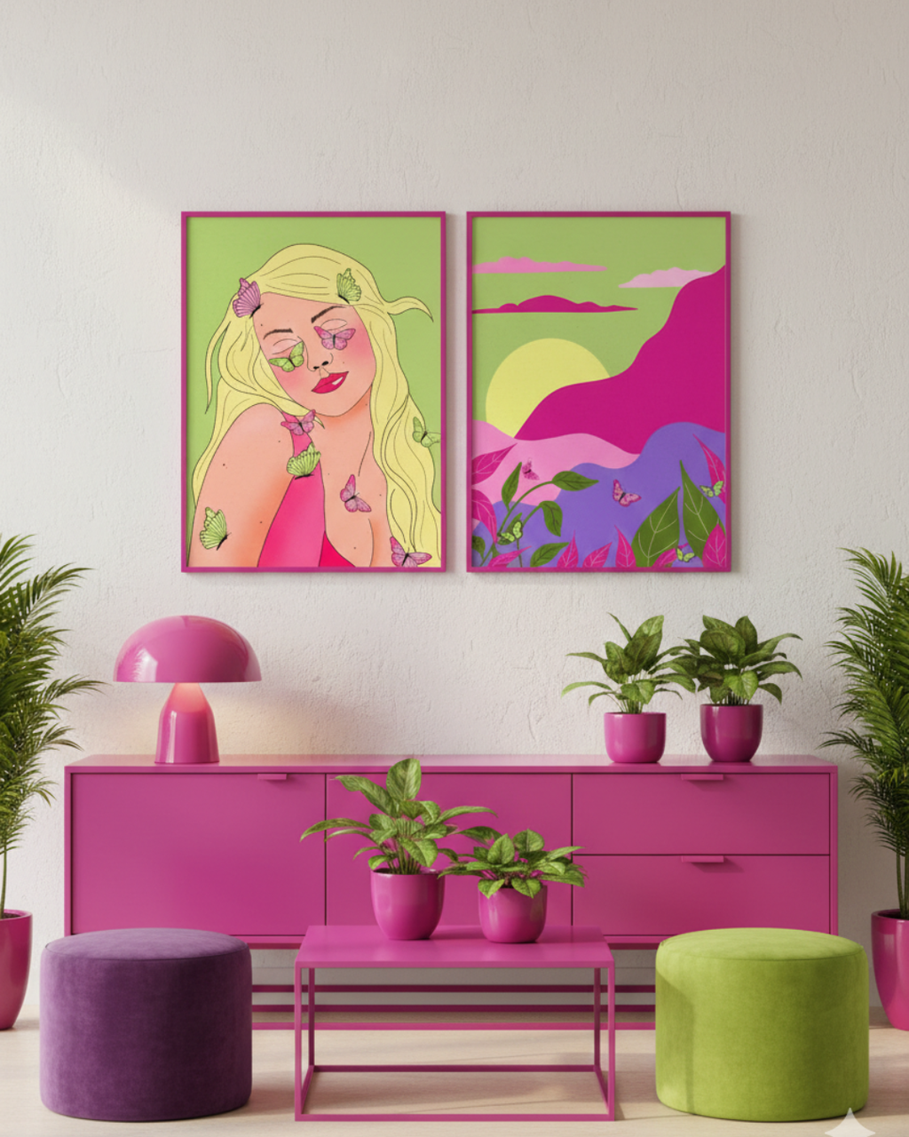 Affiche murale Dream garden
