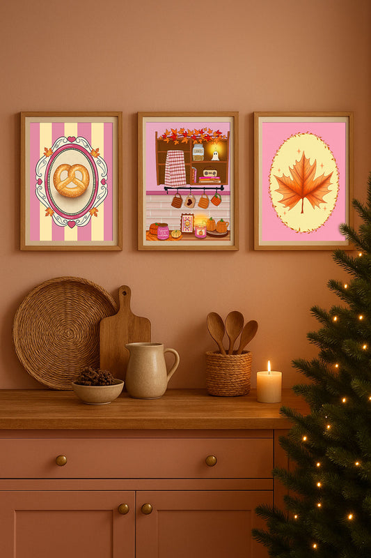 Pack 3 Affiches Cozy