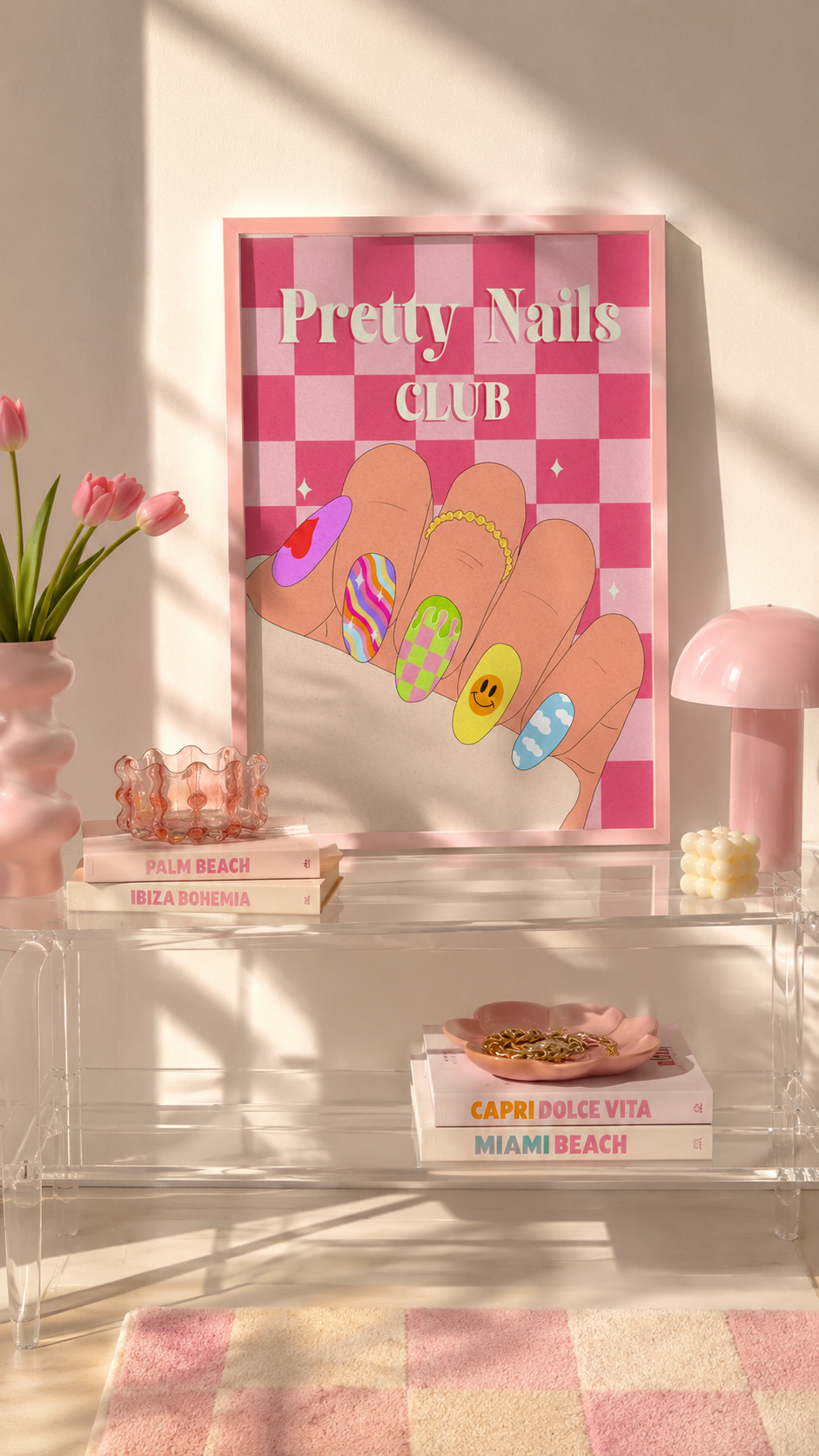 Affiche murale Pretty Nails Club