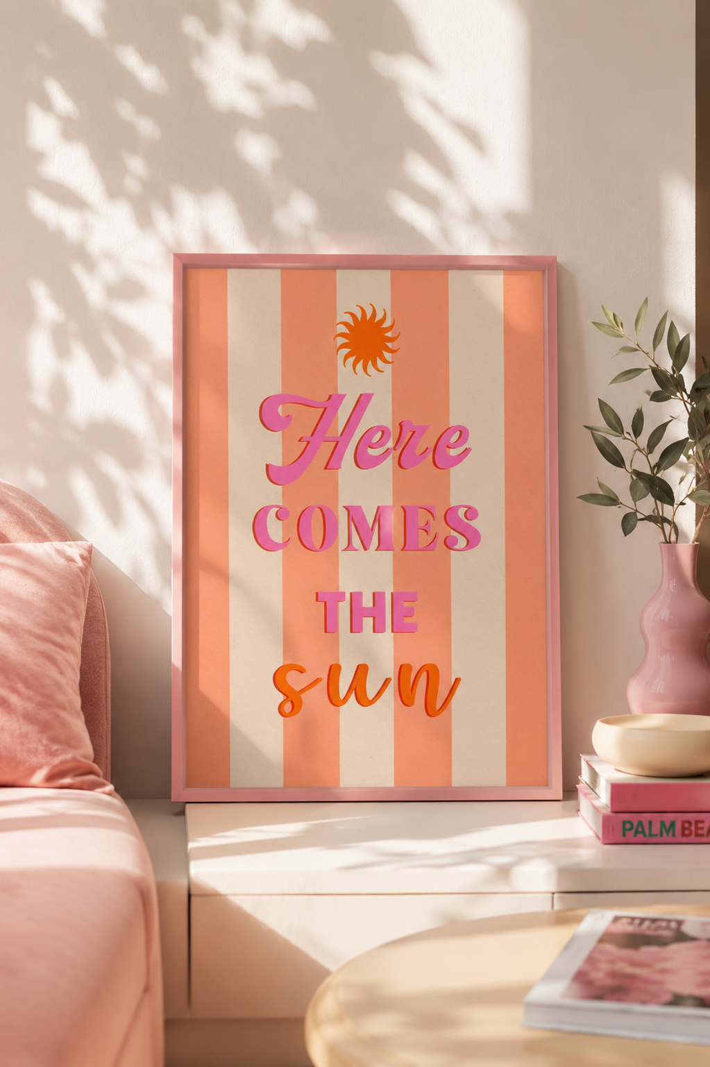 Affiche murale Here comes the sun