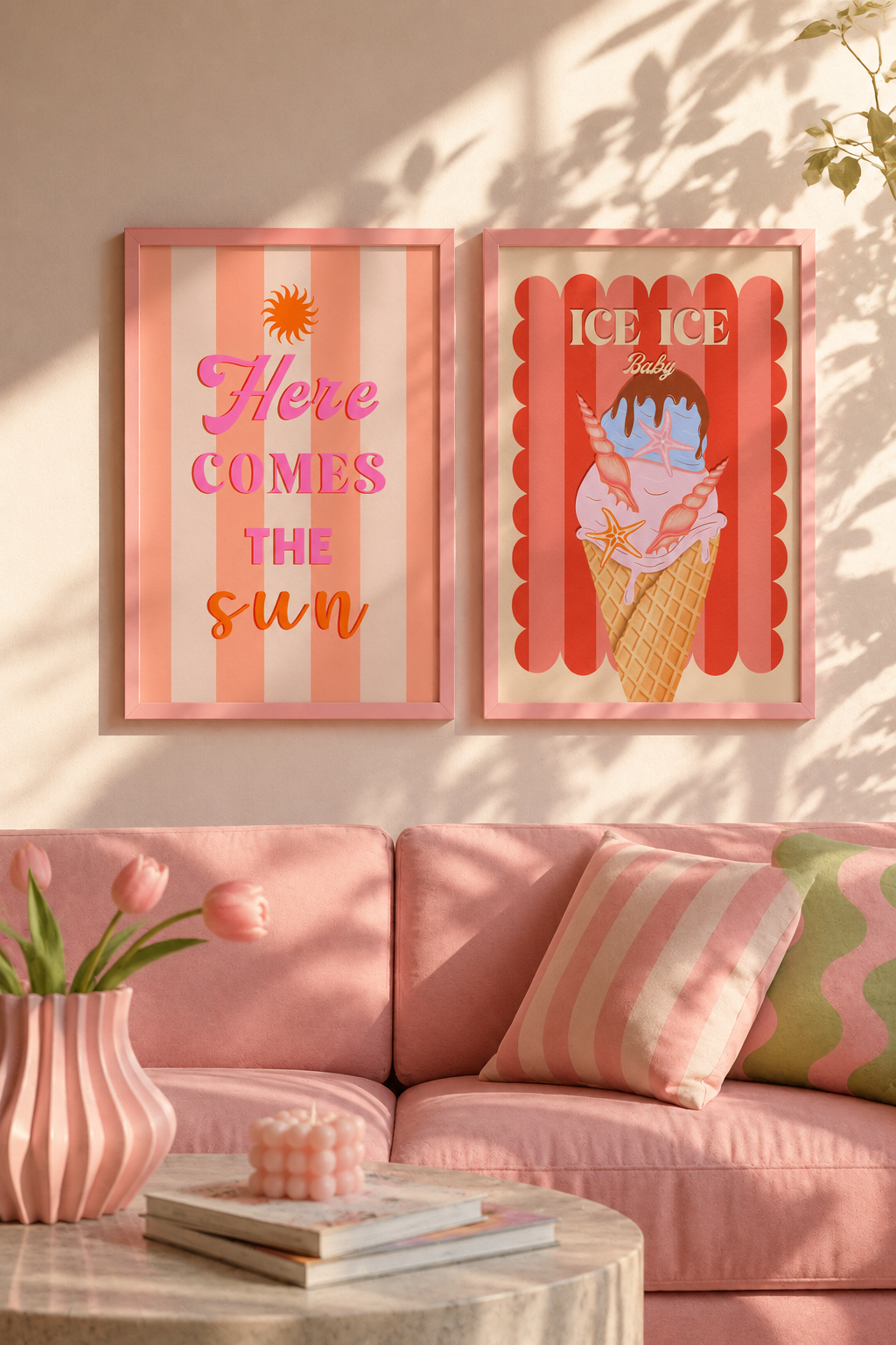 Affiche murale Here comes the sun