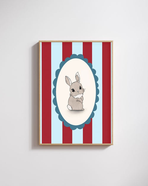 Affiche Lapin - Emily in home