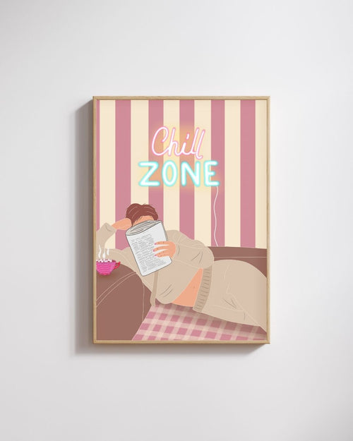 Affiche Chill zone - Emily in home