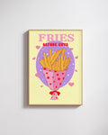 affiche colorée frites - Emily in home