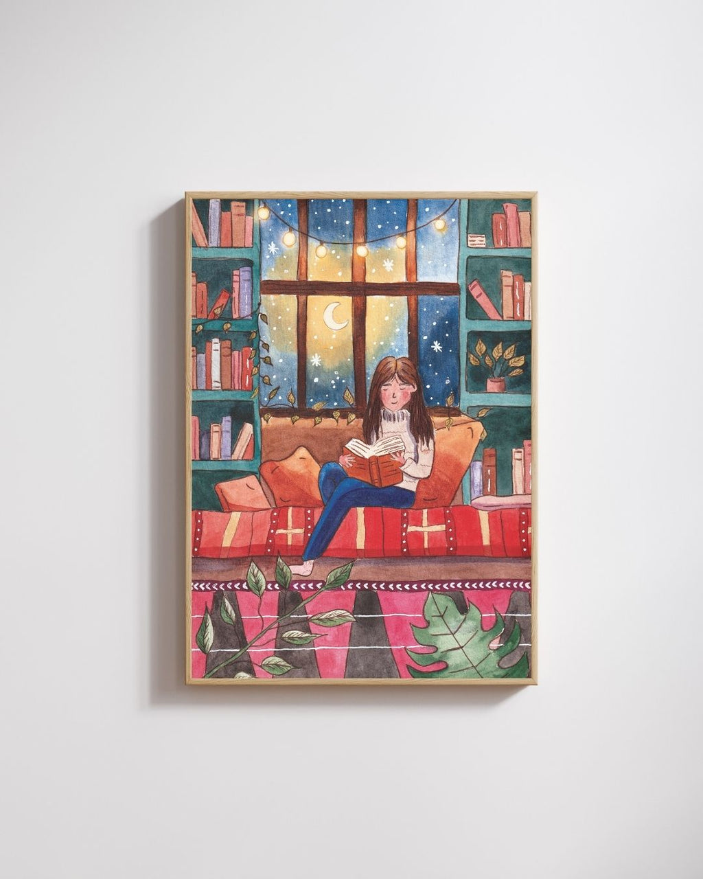 Affiche automne moment lecture - Emily in home