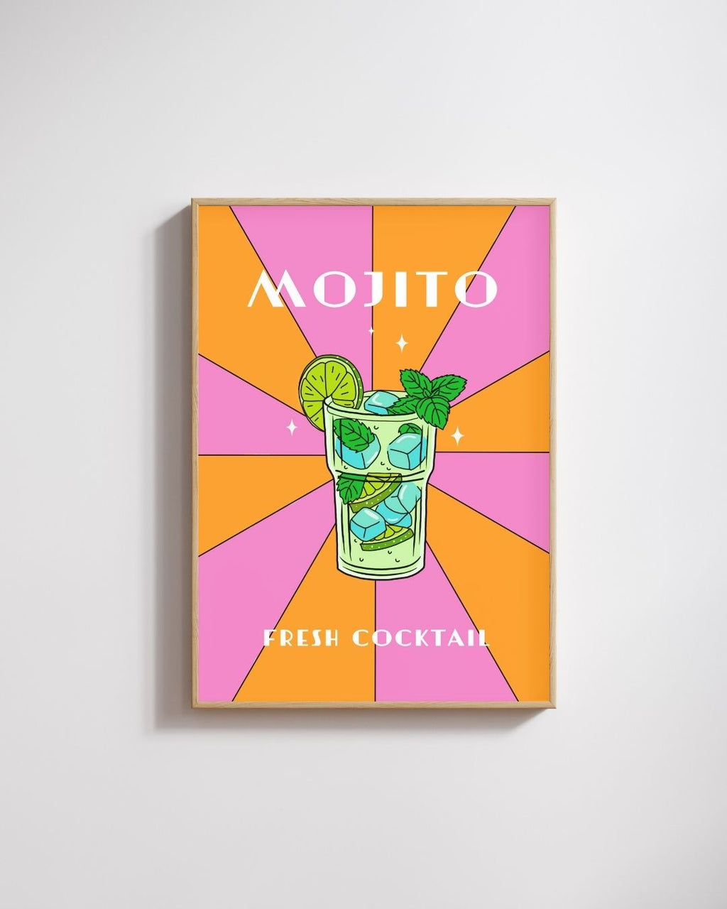 Illustration pop et colorée Mojito - Emily in home