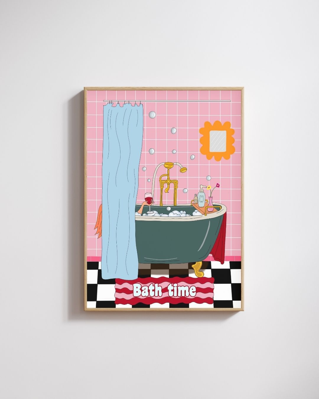 Bath Time - Emily in home