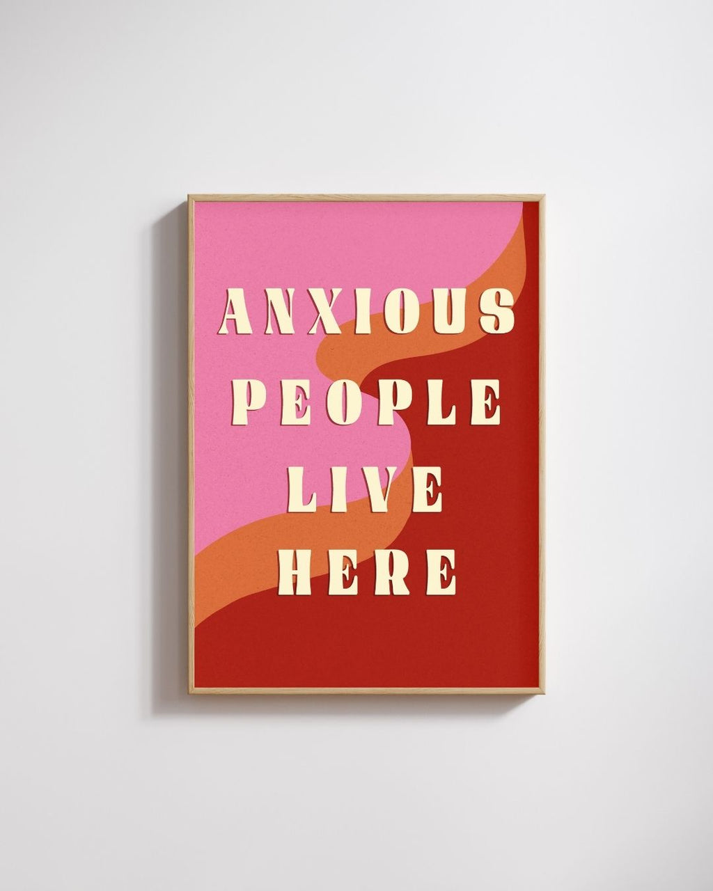 Affiche anxious people live fere - Emily in home