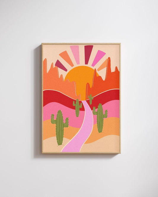 Affiche Colorado coloré