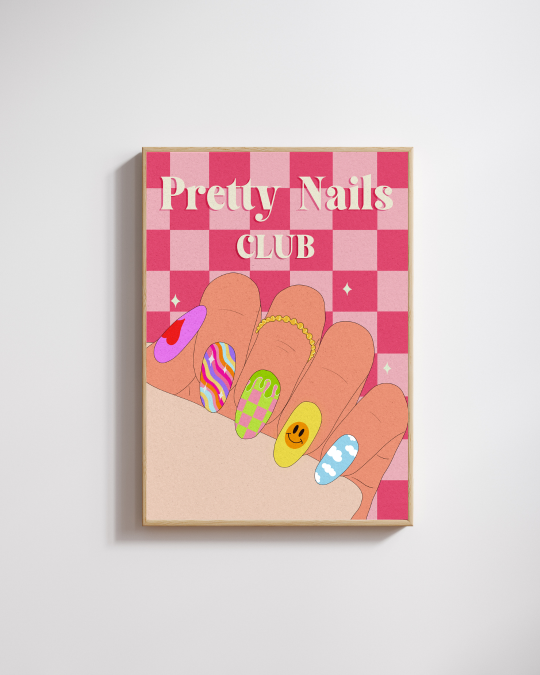 Affiche murale Pretty Nails Club