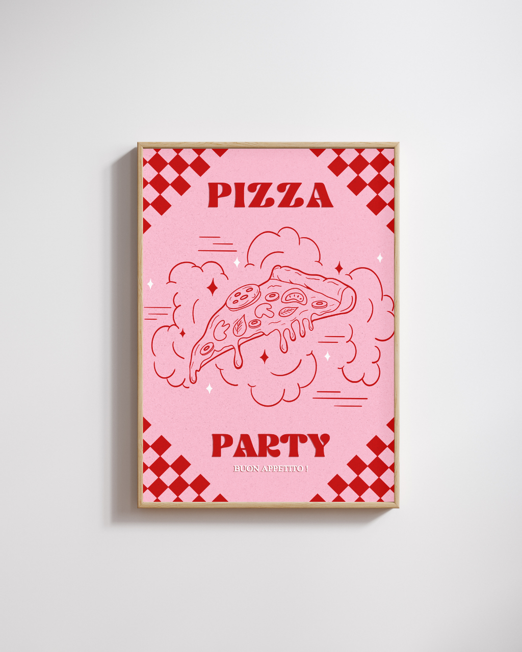 Affiche pizza - Emily in home