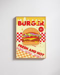 Affiche burger - Emily in home