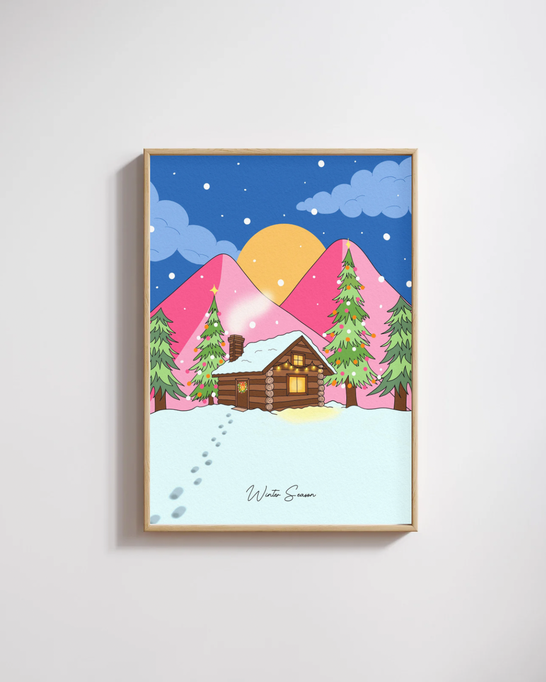 Affiche Winter season - Emily in home