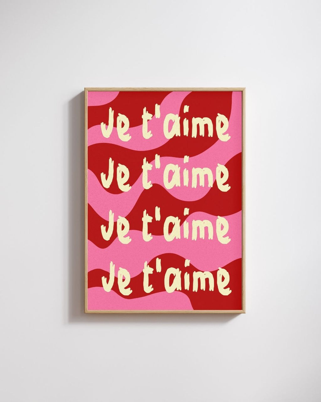 Affiche je t'aime - Emily in home