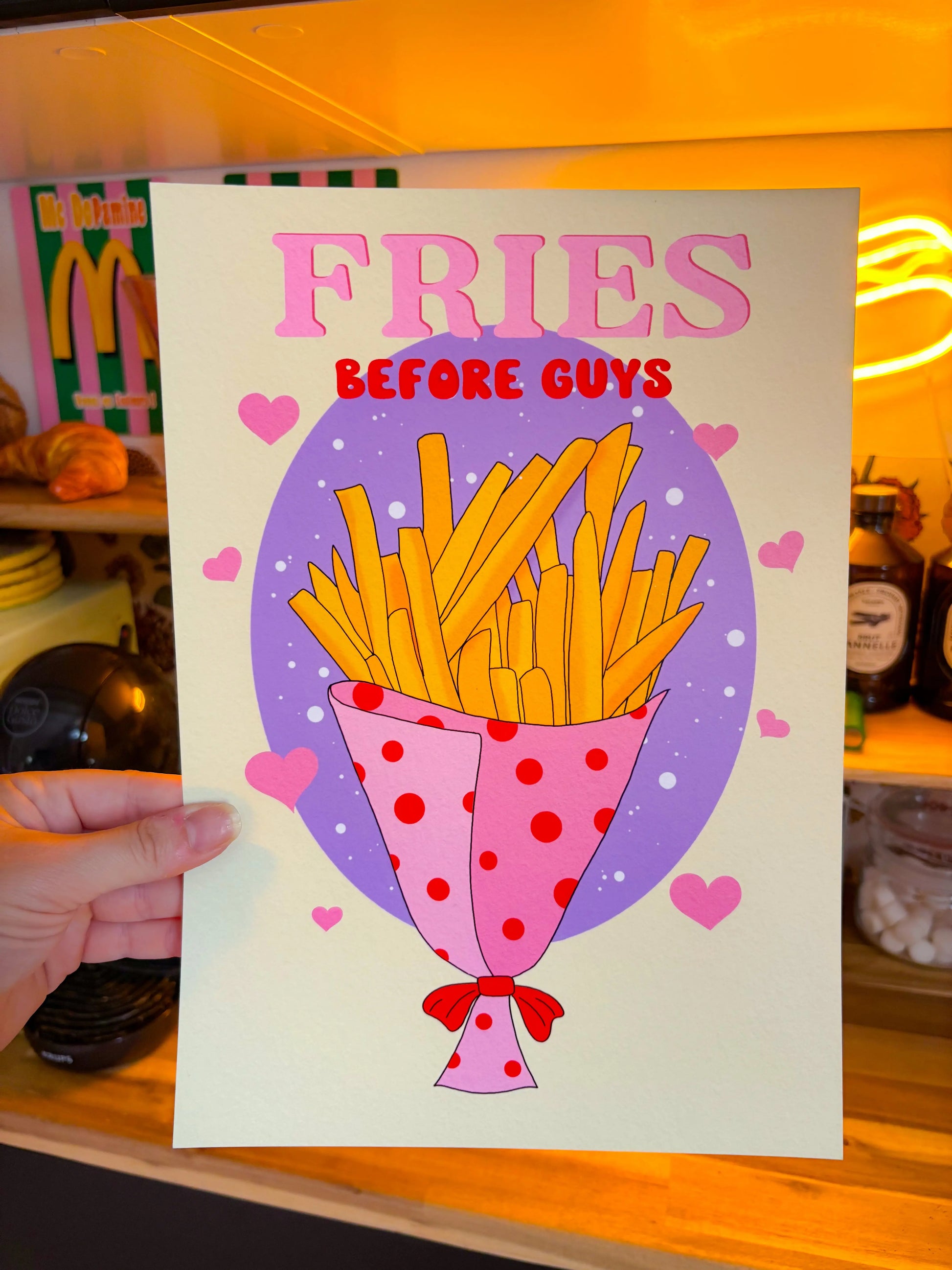 Fries before guys Emily in home