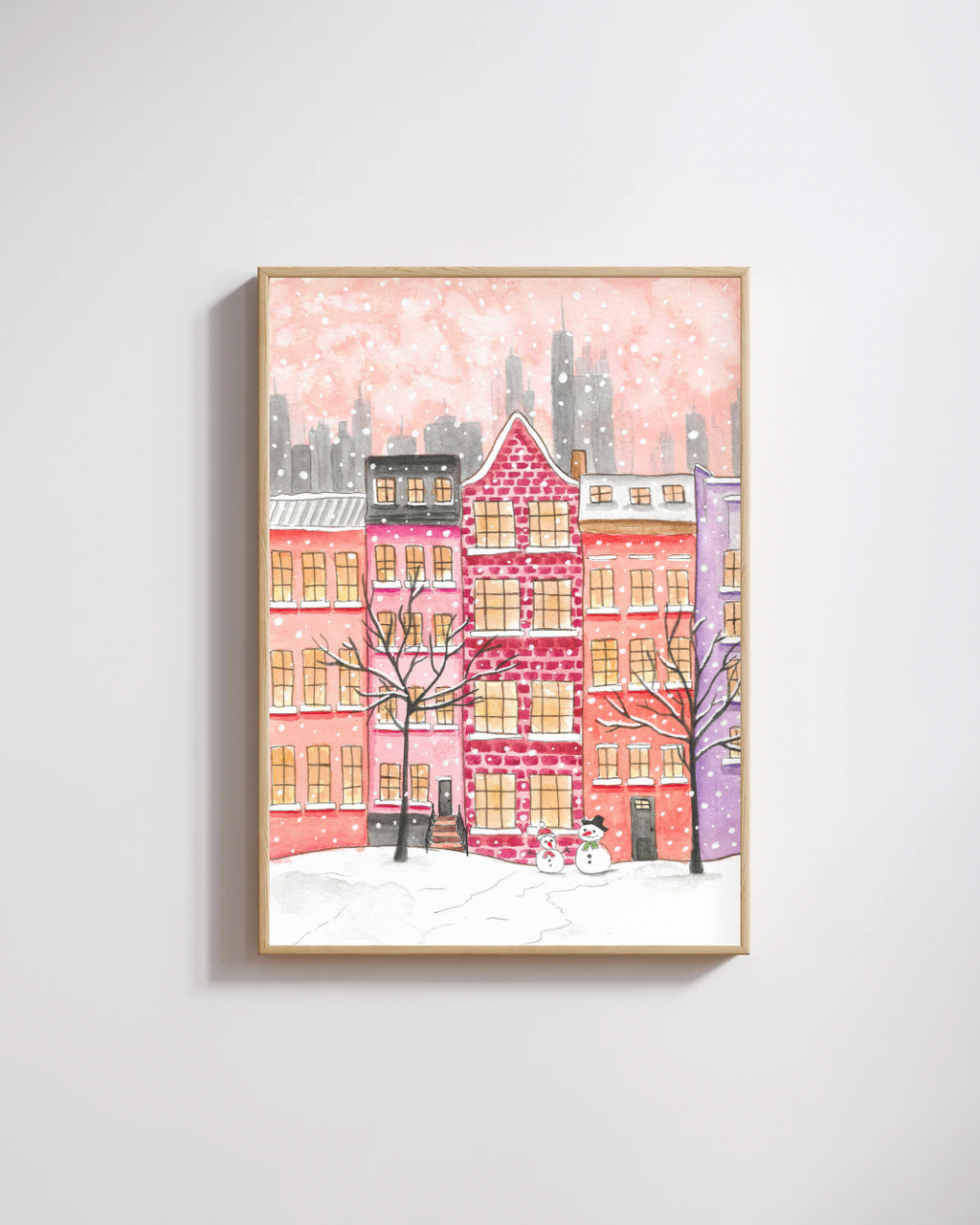 New York sous la neige - Emily in home
