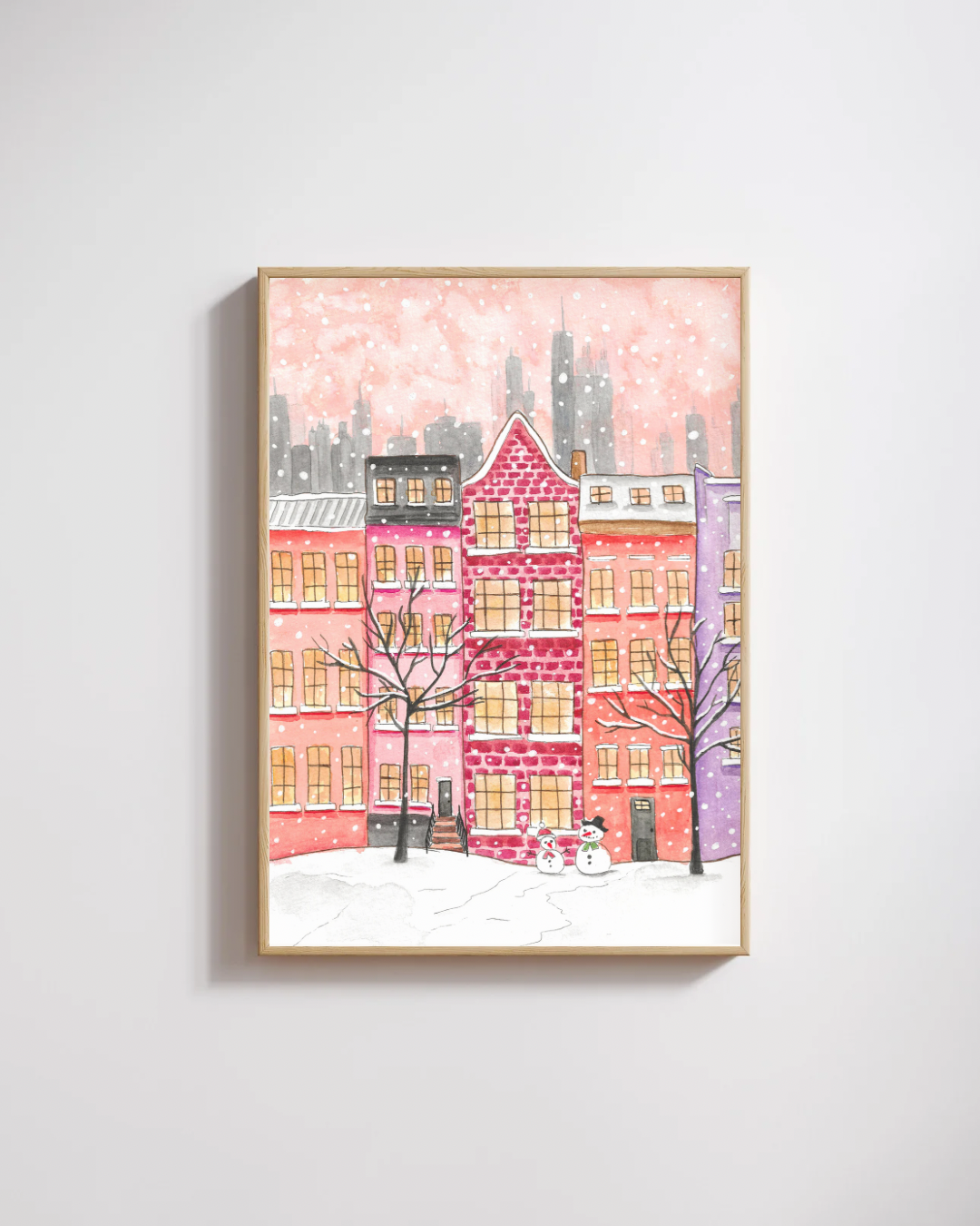 New York sous la neige - Emily in home