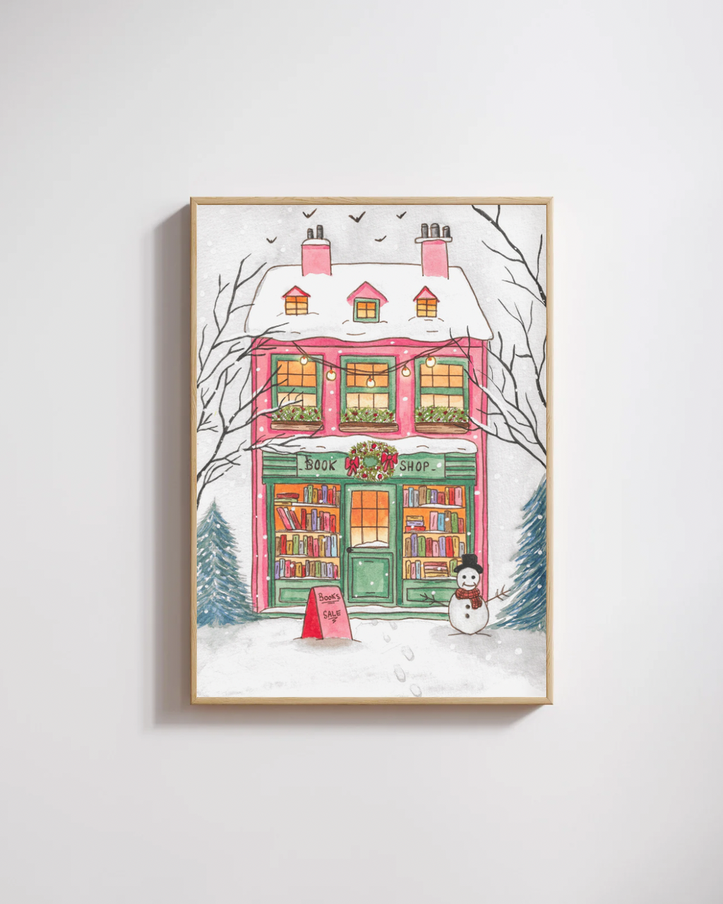 Bibliothèque de noel - Emily in home