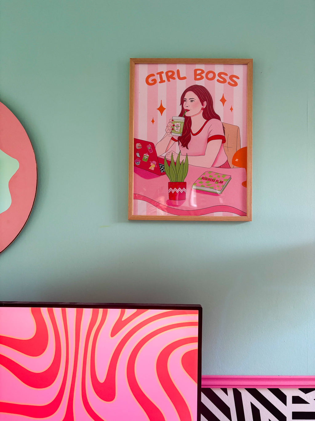 Affiche murale Girlboss