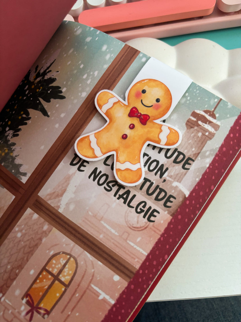 Marque page magnétique Biscuit de Noel - Emily in home