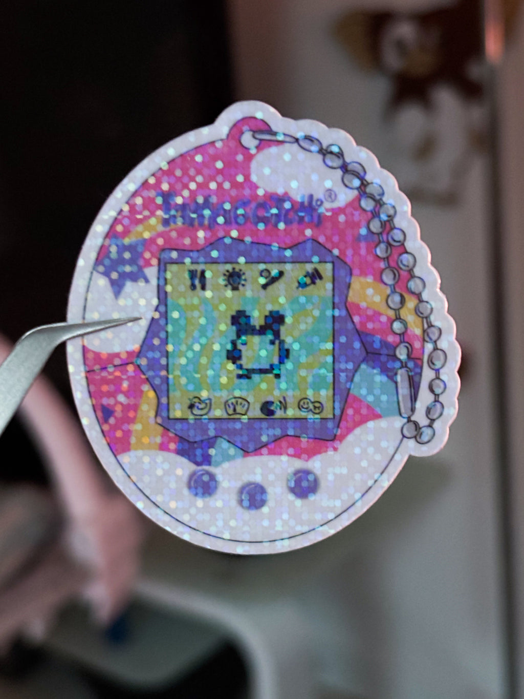 Sticker Tamagotchi - Emily in home