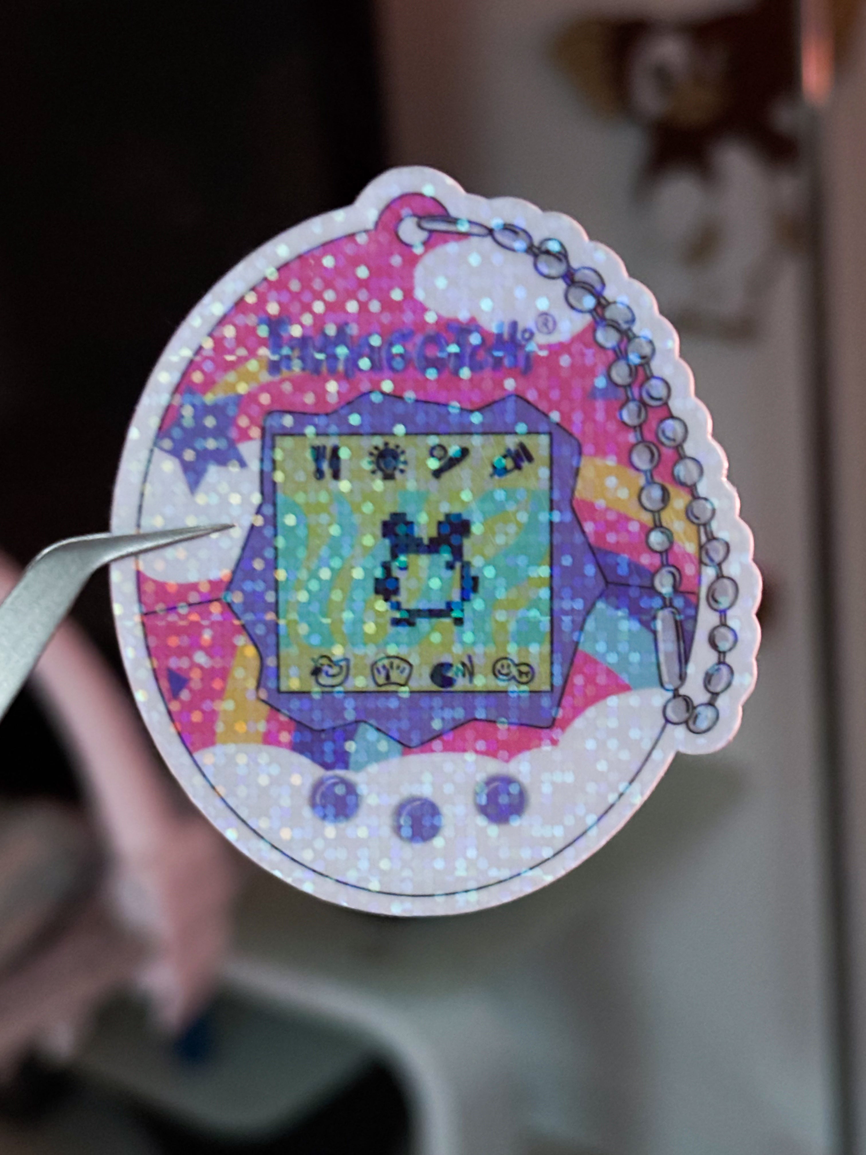 Sticker Tamagotchi - Emily in home
