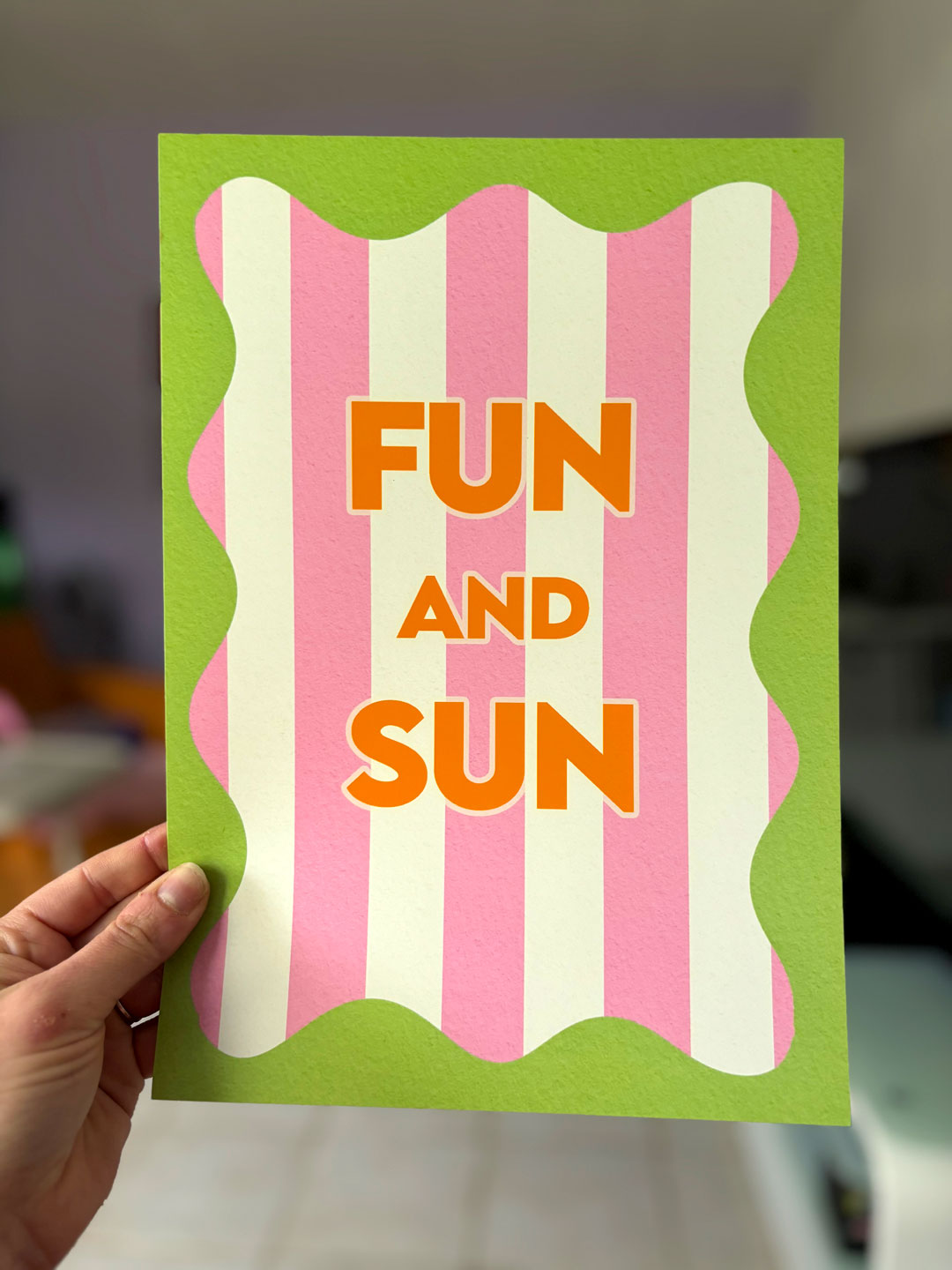 Affiche fun and sun - Emily in home